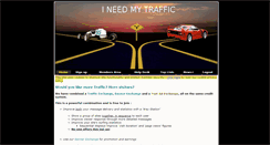 Desktop Screenshot of ineedmytraffic.com
