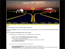 Tablet Screenshot of ineedmytraffic.com